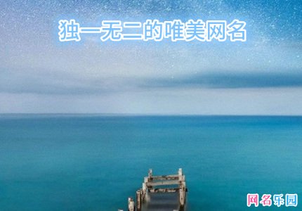 独一无二的唯美网名